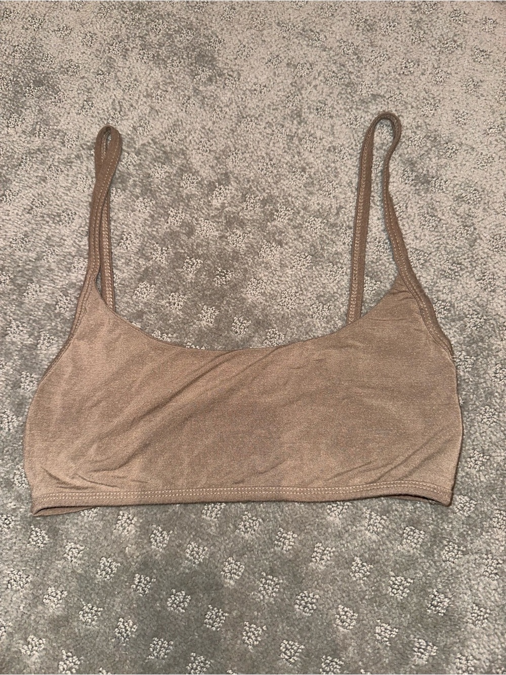 IAMNOTBASIC Neutral Bralette Crop Top - Strappy Minimal Design